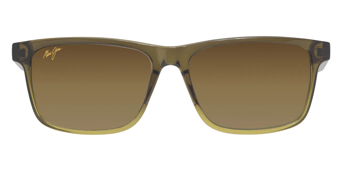 Maui Jim OKINA MM587-008 55 - Shiny Transparent Military Green to Yellow #id:mjimm587008_s:166100