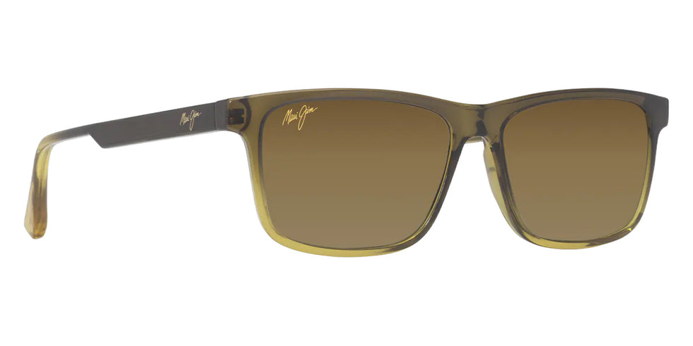 Maui Jim OKINA MM587-008 55 - Shiny Transparent Military Green to Yellow #id:mjimm587008_s:166105