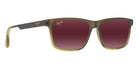 Maui Jim OKINA MM587-024 55 - Shiny Transparent Military Green to Yellow #id:mjimm587024_s:170105