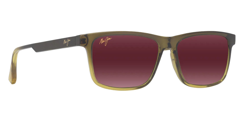 Maui Jim OKINA MM587-024 55 - Shiny Transparent Military Green to Yellow #id:mjimm587024_s:170105