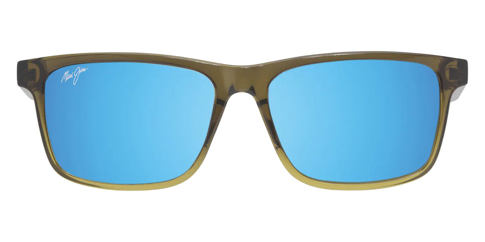 Maui Jim OKINA MM587-032 55 - Shiny Transparent Military Green to Yellow #id:mjimm587032_s:158100