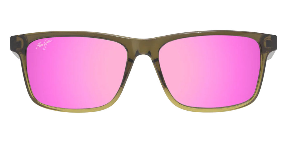 Maui Jim OKINA MM587-036 55 - Shiny Transparent Military Green to Yellow #id:mjimm587036_s:172100