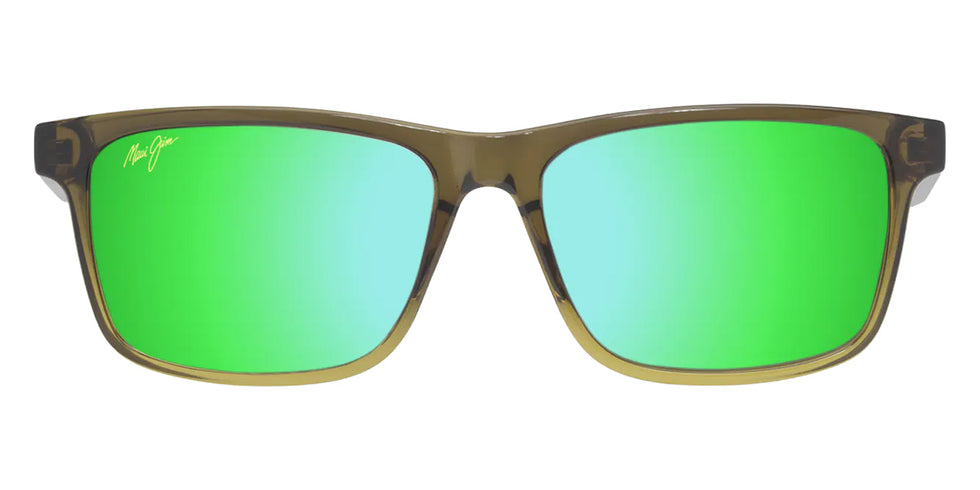 Maui Jim OKINA MM587-044 55 - Shiny Transparent Military Green to Yellow #id:mjimm587044_s:162100