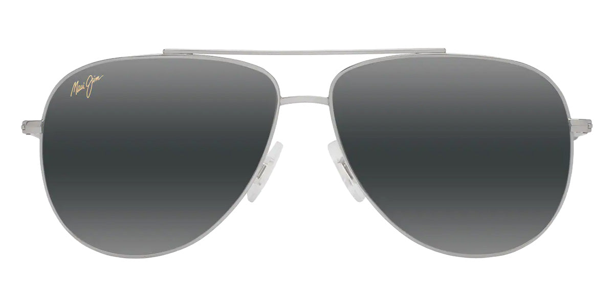 Maui Jim HAUOLI XS MM589-002 56 - Shiny Silver with Crystal #id:mjimm589002_s:126100