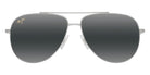 Maui Jim HAUOLI XS MM589-002 56 - Shiny Silver with Crystal #id:mjimm589002_s:126100