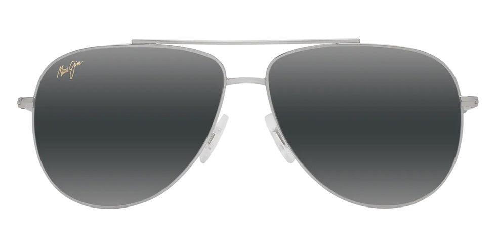 Maui Jim HAUOLI XS MM589-002 56 - Shiny Silver with Crystal #id:mjimm589002_s:126100
