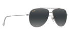 Maui Jim HAUOLI XS MM589-002 56 - Shiny Silver with Crystal #id:mjimm589002_s:126105