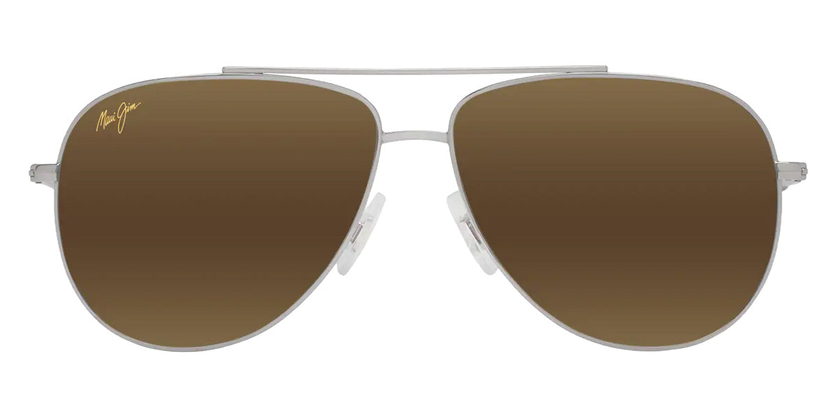 Maui Jim HAUOLI XS MM589-010 56 - Shiny Silver with Crystal #id:mjimm589010_s:128100