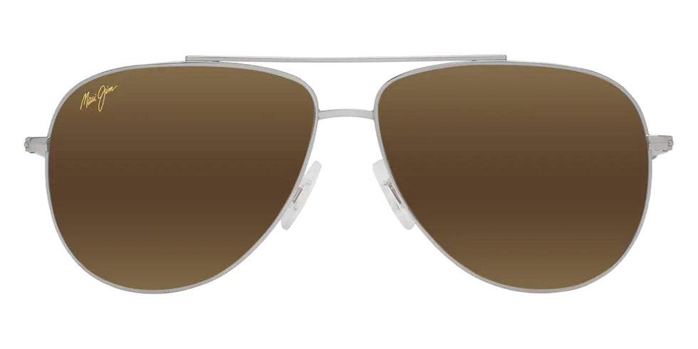 Maui Jim HAUOLI XS MM589-010 56 - Shiny Silver with Crystal #id:mjimm589010_s:128100