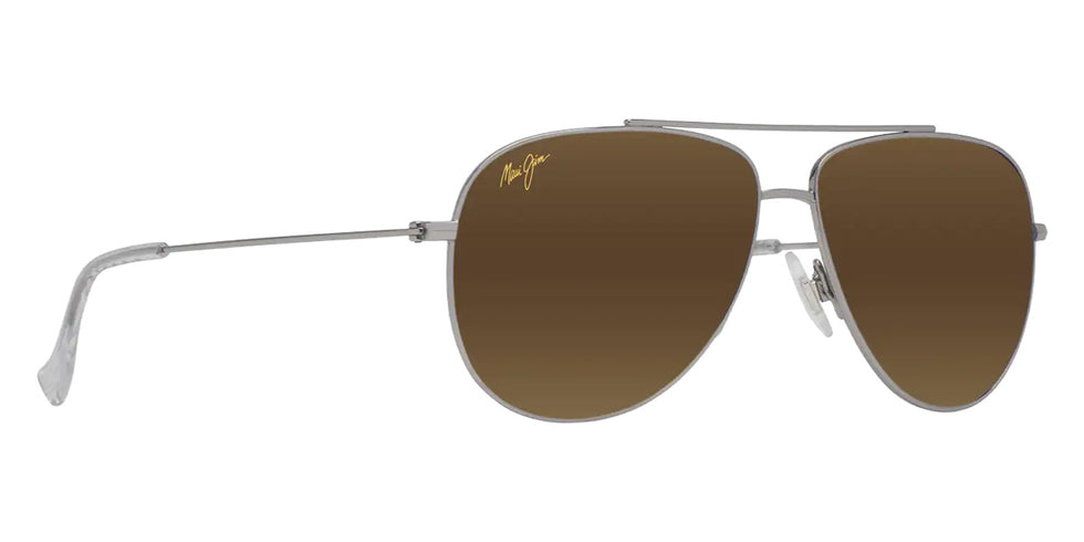 Maui Jim HAUOLI XS MM589-010 56 - Shiny Silver with Crystal #id:mjimm589010_s:128105