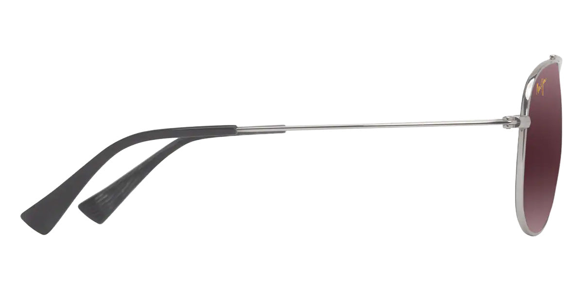 Maui Jim HAUOLI XS MM589-025 56 - Shiny Silver with Black #id:mjimm589025_s:112110