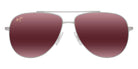 Maui Jim HAUOLI XS MM589-026 56 - Shiny Silver with Crystal #id:mjimm589026_s:132100