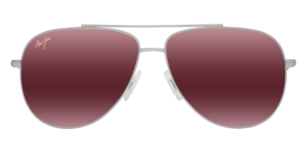 Maui Jim HAUOLI XS MM589-026 56 - Shiny Silver with Crystal #id:mjimm589026_s:132100