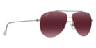 Maui Jim HAUOLI XS MM589-026 56 - Shiny Silver with Crystal #id:mjimm589026_s:132105