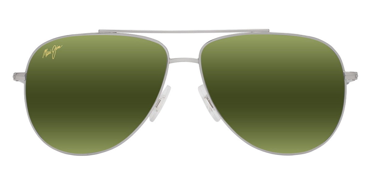 Maui Jim HAUOLI XS MM589-030 56 - Shiny Silver with Crystal #id:mjimm589030_s:130100