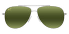 Maui Jim HAUOLI XS MM589-030 56 - Shiny Silver with Crystal #id:mjimm589030_s:130100