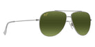 Maui Jim HAUOLI XS MM589-030 56 - Shiny Silver with Crystal #id:mjimm589030_s:130105