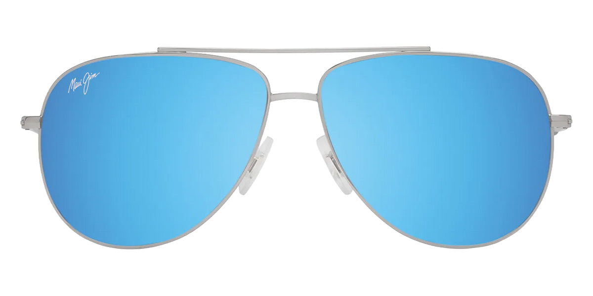 Maui Jim HAUOLI XS MM589-034 56 - Shiny Silver with Crystal #id:mjimm589034_s:120100