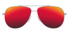 Maui Jim HAUOLI XS MM589-042 56 - Shiny Silver with Crystal #id:mjimm589042_s:136100