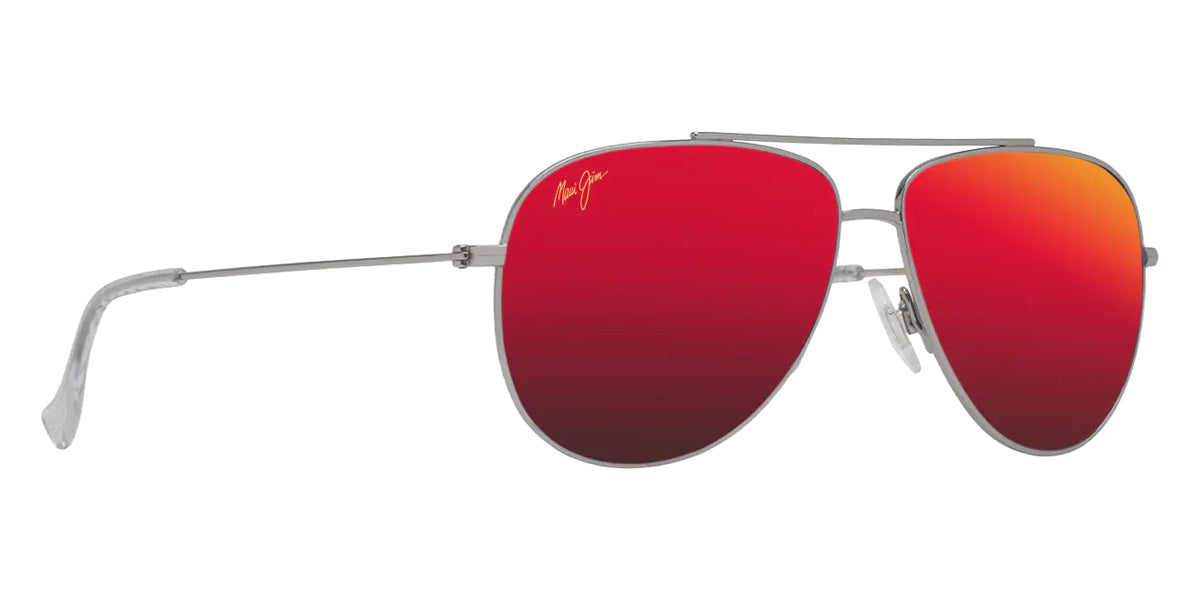 Maui Jim HAUOLI XS MM589-042 56 - Shiny Silver with Crystal #id:mjimm589042_s:136105