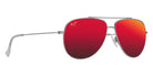 Maui Jim HAUOLI XS MM589-042 56 - Shiny Silver with Crystal #id:mjimm589042_s:136105