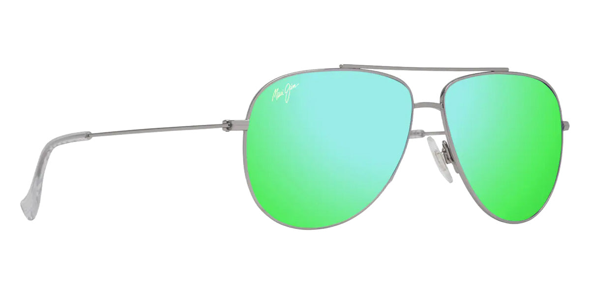 Maui Jim HAUOLI XS MM589-046 56 - Shiny Silver with Crystal #id:mjimm589046_s:124105