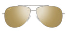 Maui Jim HAUOLI XS MM589-051 56 - Shiny Silver with Black #id:mjimm589051_s:102100