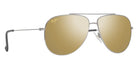 Maui Jim HAUOLI XS MM589-051 56 - Shiny Silver with Black #id:mjimm589051_s:102105