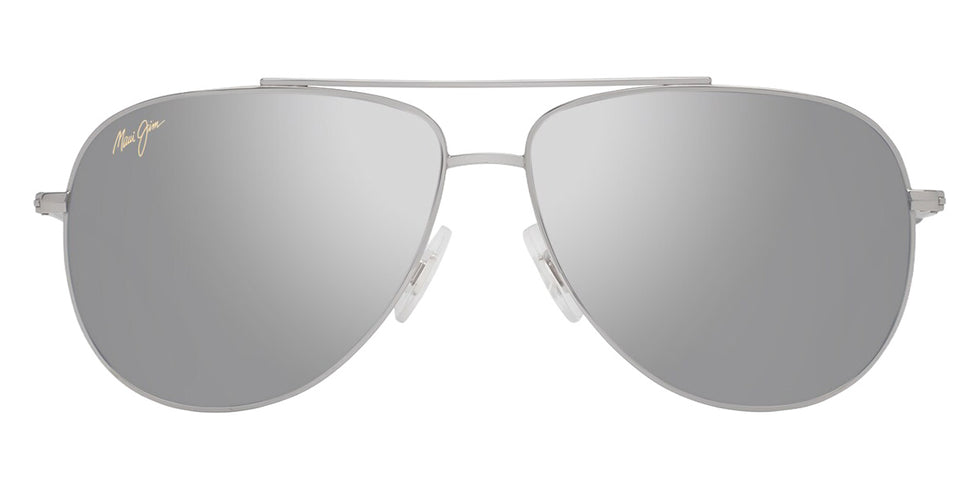 Maui Jim HAUOLI XS MM589-056 56 - Shiny Silver with Crystal #id:mjimm589056_s:138100