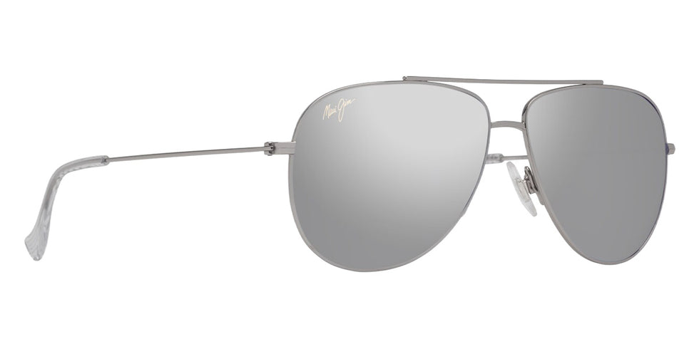 Maui Jim HAUOLI XS MM589-056 56 - Shiny Silver with Crystal #id:mjimm589056_s:138105