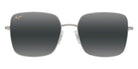 Maui Jim LIPINE MM590-010 55 - Shiny Silver #id:mjimm590010_s:106100
