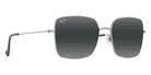 Maui Jim LIPINE MM590-010 55 - Shiny Silver #id:mjimm590010_s:106105