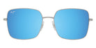 Maui Jim LIPINE MM590-022 55 - Shiny Silver #id:mjimm590022_s:100100