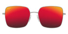 Maui Jim LIPINE MM590-028 55 - Shiny Silver #id:mjimm590028_s:116100