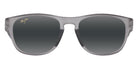 Maui Jim MELEMELE MM597-003 53 - Matte Transparent Gray #id:mjimm597003_s:126100