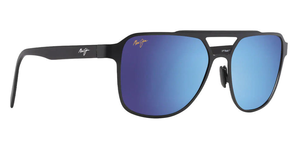 Maui Jim 2ND REEF MM607-005 59 - Satin Black #id:mjimm607005_s:100105