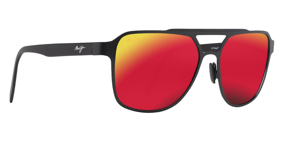 Maui Jim 2ND REEF MM607-028 59 - Satin Black #id:mjimm607028_s:116105