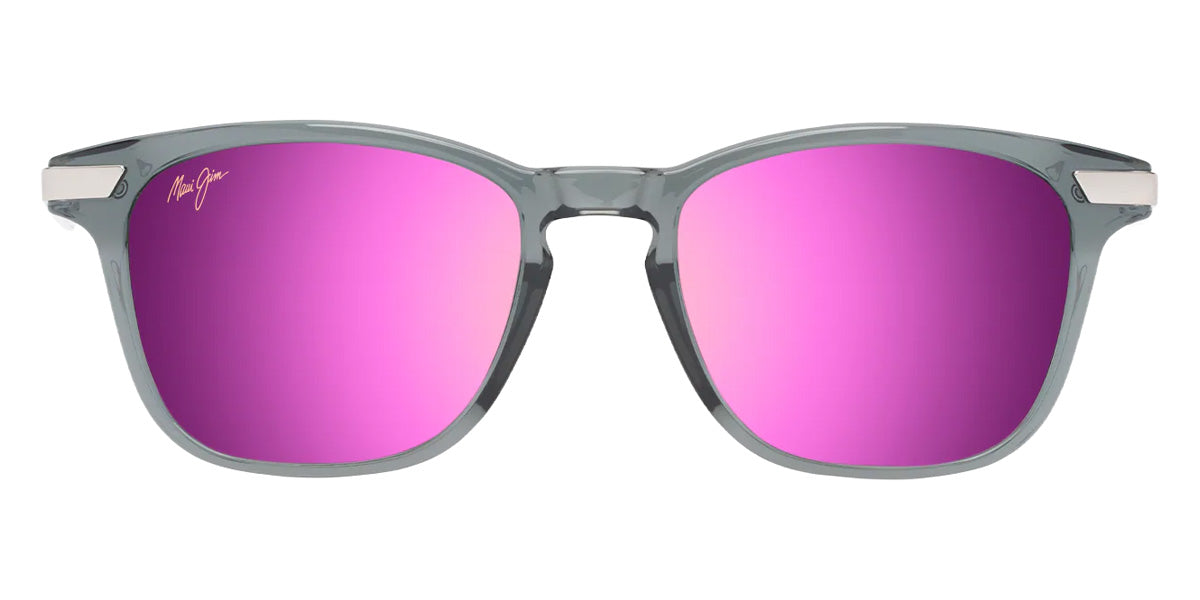Maui Jim MANA'OLANA MM623-027 51 - Shiny Transparent Gray with Silver #id:mjimm623027_s:154100