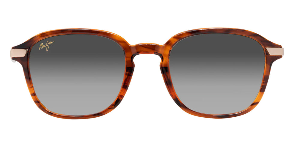 Maui Jim KA'OUO ASIAN FIT MM625-002 53 - Shiny Dark Havana with Gold #id:mjimm625002_s:136100