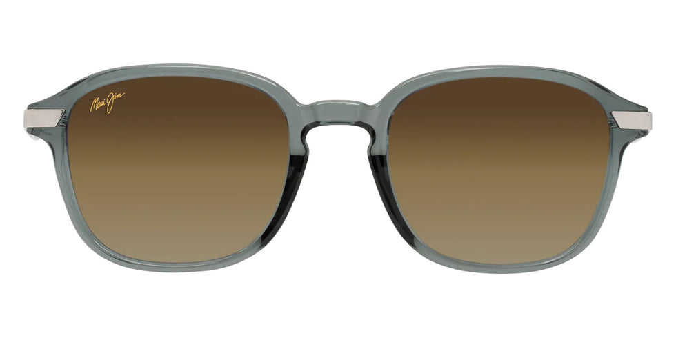 Maui Jim KA'OUO ASIAN FIT MM625-006 53 - Shiny Transparent Gray with Silver #id:mjimm625006_s:122100