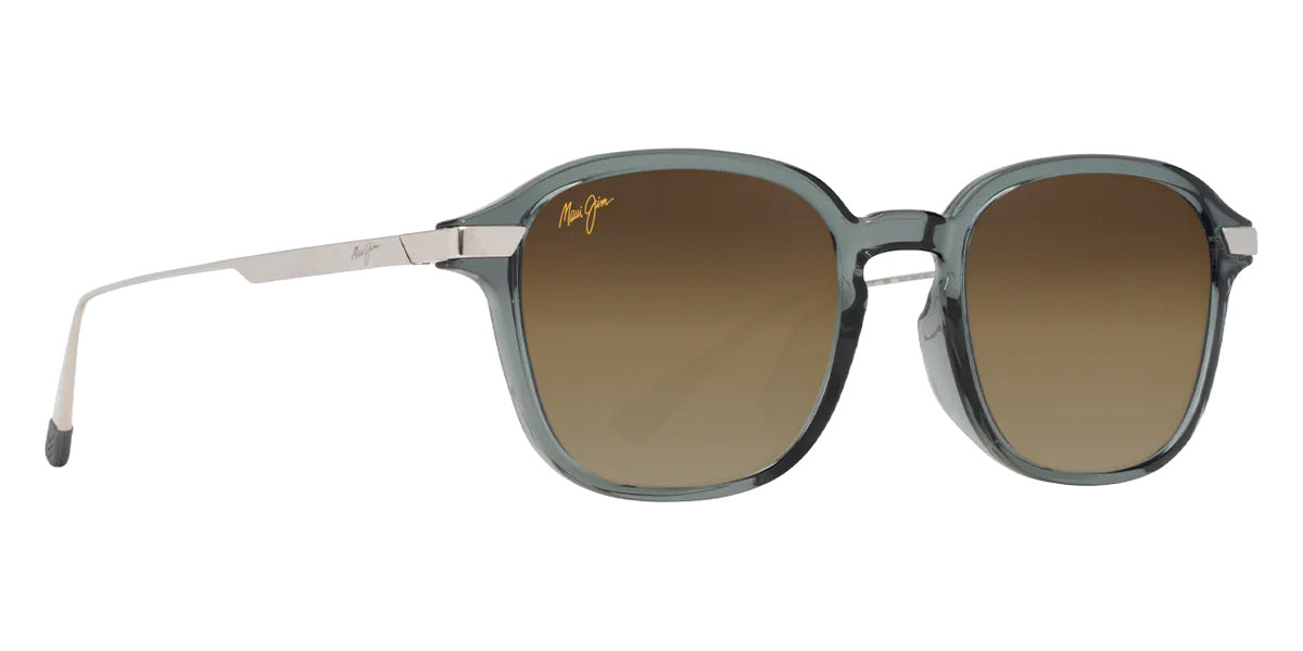 Maui Jim KA'OUO ASIAN FIT MM625-006 53 - Shiny Transparent Gray with Silver #id:mjimm625006_s:122105