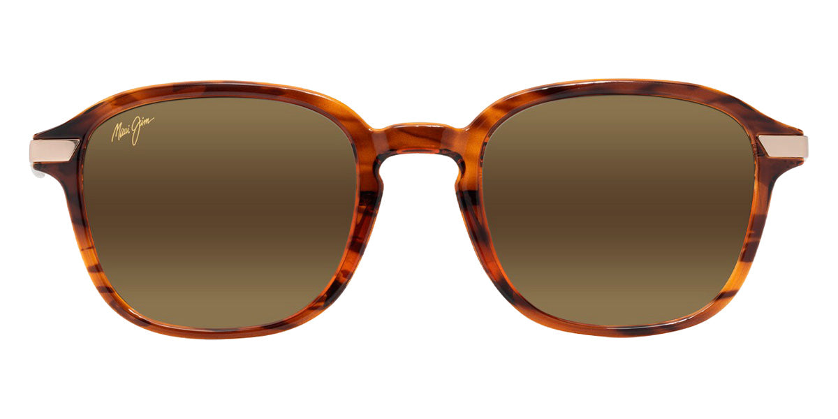 Maui Jim KA'OUO ASIAN FIT MM625-011 53 - Shiny Dark Havana with Gold #id:mjimm625011_s:138100
