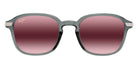 Maui Jim KA'OUO ASIAN FIT MM625-015 53 - Shiny Transparent Gray with Silver #id:mjimm625015_s:126100