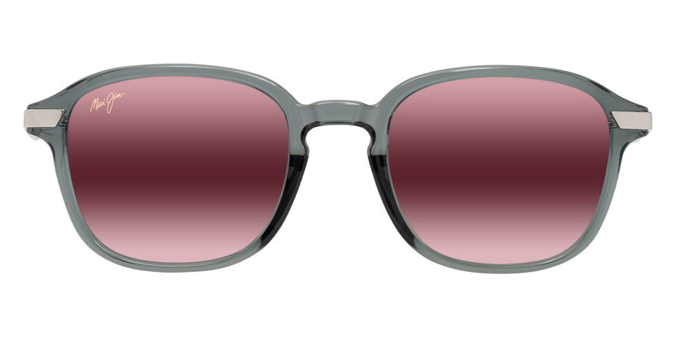 Maui Jim KA'OUO ASIAN FIT MM625-015 53 - Shiny Transparent Gray with Silver #id:mjimm625015_s:126100