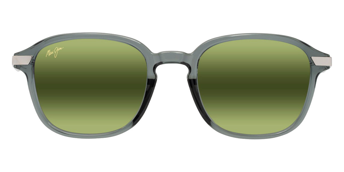 Maui Jim KA'OUO ASIAN FIT MM625-018 53 - Shiny Transparent Gray with Silver #id:mjimm625018_s:124100