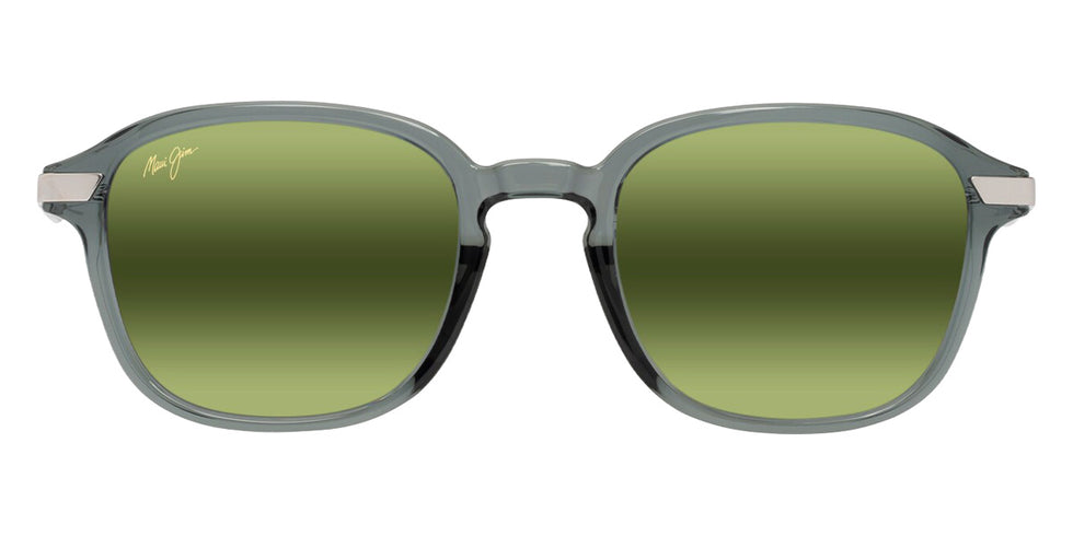 Maui Jim KA'OUO ASIAN FIT MM625-018 53 - Shiny Transparent Gray with Silver #id:mjimm625018_s:124100