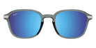Maui Jim KA'OUO ASIAN FIT MM625-021 53 - Shiny Transparent Gray with Silver #id:mjimm625021_s:116100