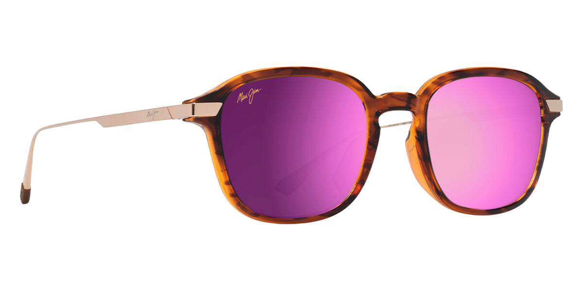 Maui Jim KA'OUO ASIAN FIT MM625-023 53 - Shiny Dark Havana with Gold #id:mjimm625023_s:144105