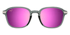 Maui Jim KA'OUO ASIAN FIT MM625-024 53 - Shiny Transparent Gray with Silver #id:mjimm625024_s:128100