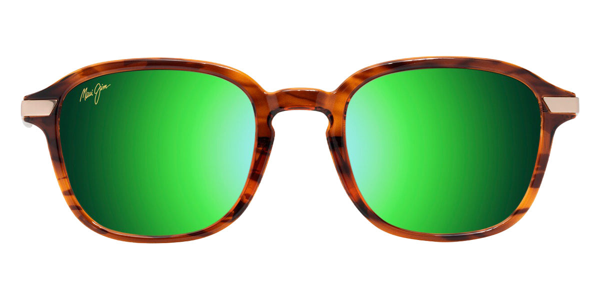 Maui Jim KA'OUO ASIAN FIT MM625-029 53 - Shiny Dark Havana with Gold #id:mjimm625029_s:134100